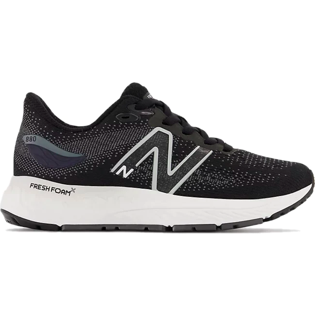 New Balance Little Kid's Fresh Foam X 880v12 Black | Laurie's Shoes