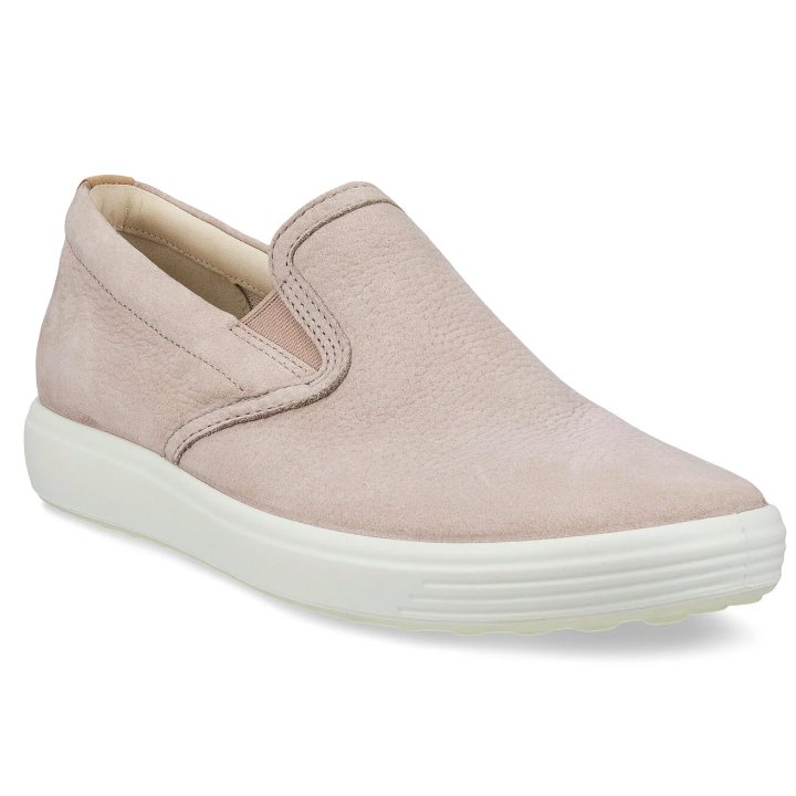 ECCO Women's Soft 7 Slip-On Sneaker Rose/Powder Laurie's Shoes