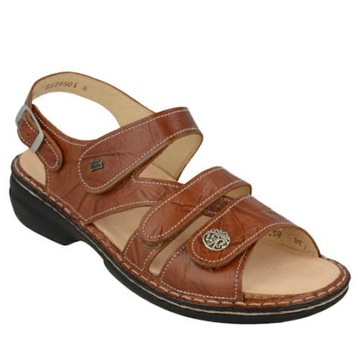 Finn Comfort Women's Soft Gomera Sandal Cognac | Laurie's Shoes