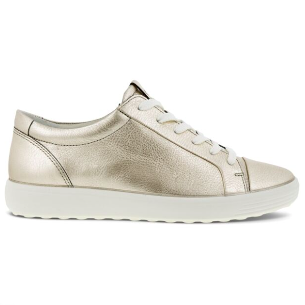 meditativ Hollow I stor skala ECCO Women's Soft 7 Sneaker Gold | Laurie's Shoes