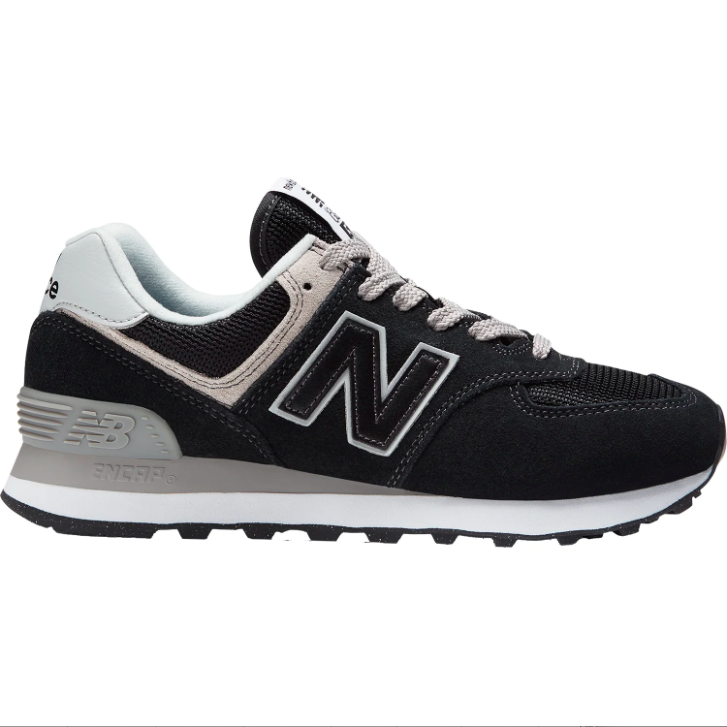 Womens New Balance 574 Rugged Athletic Shoe - Black / Blue / Pink