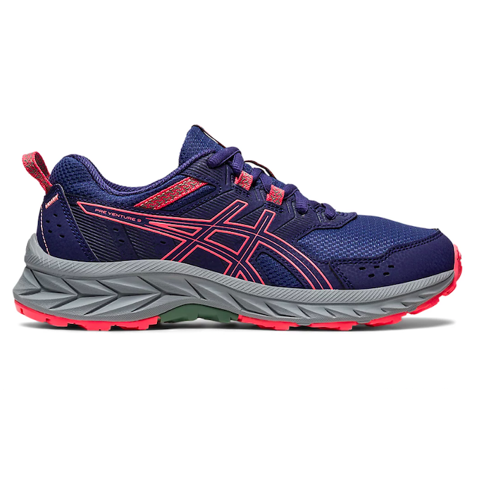 Asics Kid's Pre Gel-Venture 9 GS Indigo Blue/Papaya | Laurie's Shoes