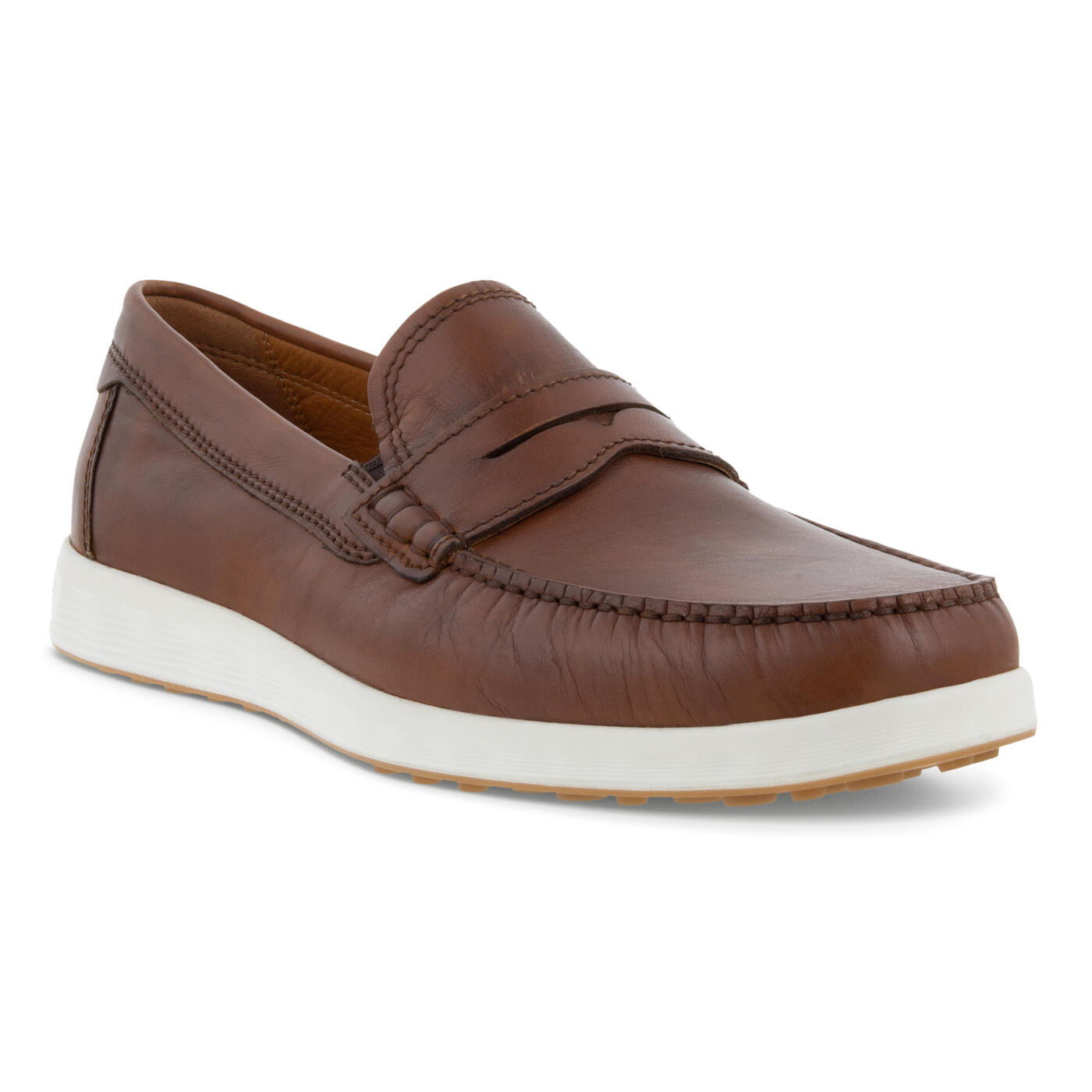 ECCO Men's Moc Loafer Cognac | Laurie's