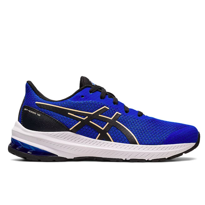 Asics Kid's GT-1000 12 Grade School Illusion Blue/Black | Laurie's Shoes