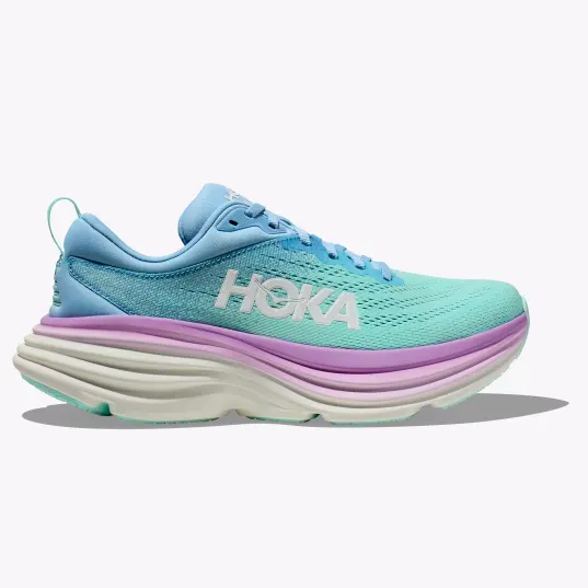 Hoka One One Women's Bondi 8 Airy Blue/Sunlit Ocean | Laurie's Shoes