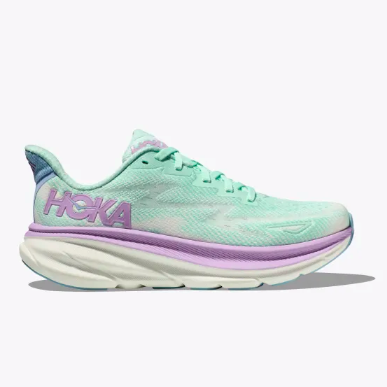 Hoka Women's Clifton 9 Sunlit Ocean/Lilac Mist | Laurie's Shoes