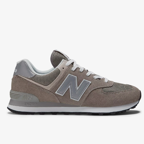 New Balance Men's 574 Core Grey & White | Laurie's Shoes