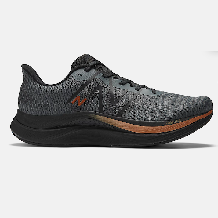 New Balance Men's FuelCell Propel v4 Black/Copper | Laurie's Shoes