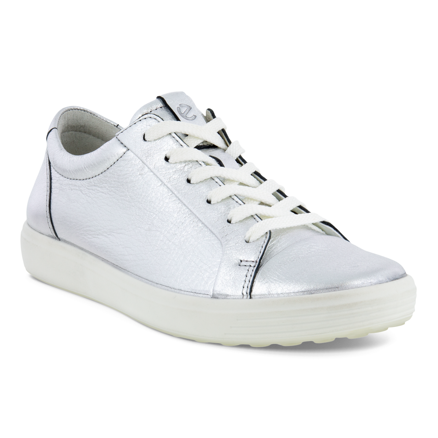 Luftfart Pearly køkken ECCO Women's Soft 7 Mono 2.0 Sneaker Pure Silver | Laurie's Shoes