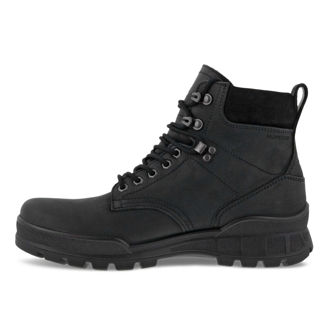 ECCO Men's Track 25 Waterproof Boot Black Leather | Laurie's Shoes