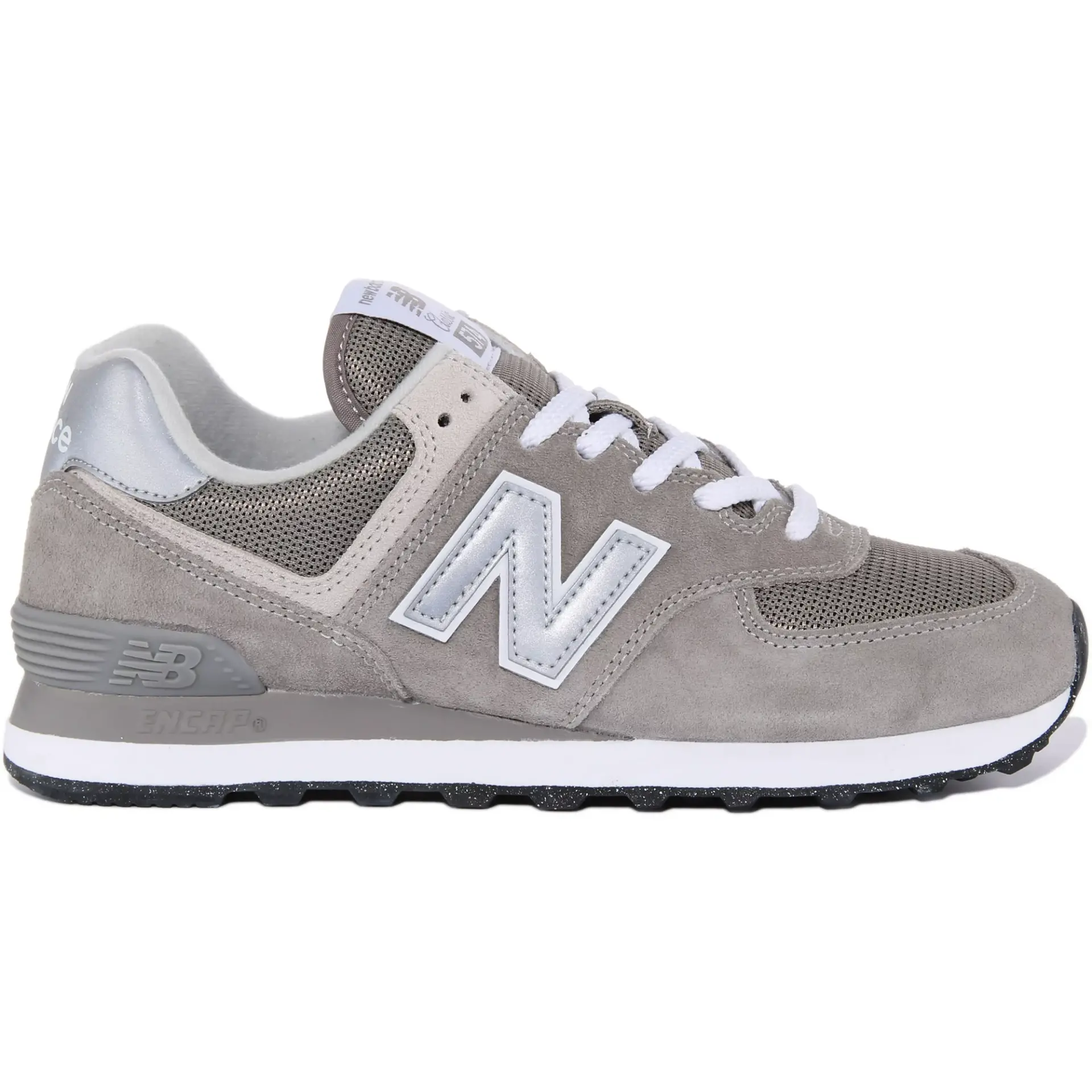 New Balance Women's 574 Core Grey & White