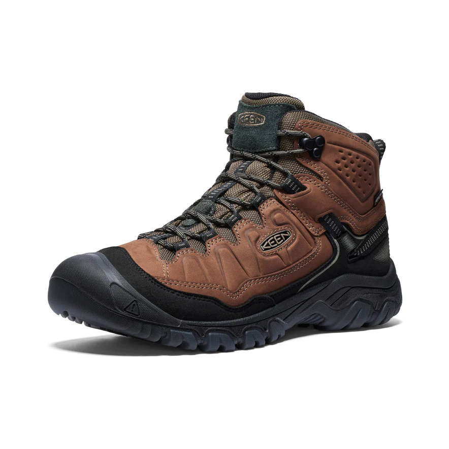 Keen Men s Targhee IV Waterproof Hiking Boot Bison Black Laurie s Shoes