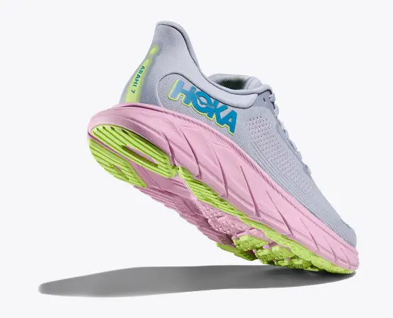 Hoka Women s Arahi 7 Gull Pink Twilight Laurie s Shoes