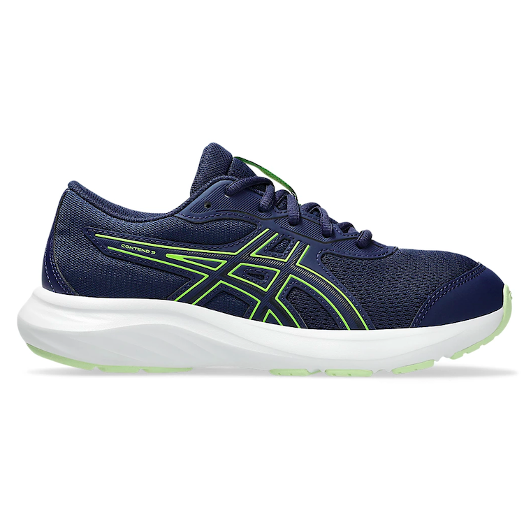 Asics Kid s Contend 9 Grade School Blue Expanse Black Laurie s Shoes