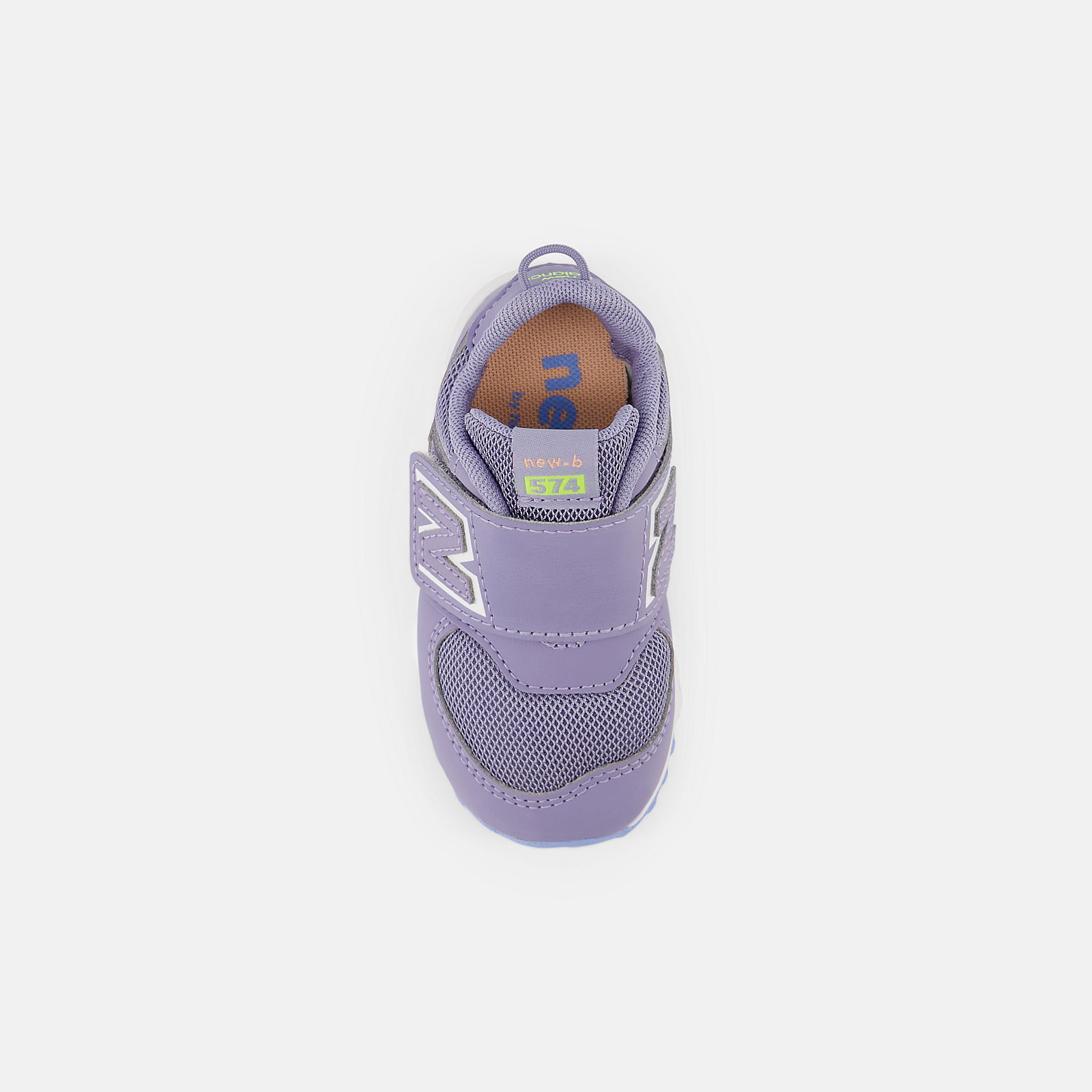 New balance 574 purple yellow hot sale