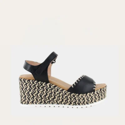 Naot Women's Blanes Sandal with leather upper, adjustable straps, cork and latex footbed, and durable outsole for stylish comfort and support.