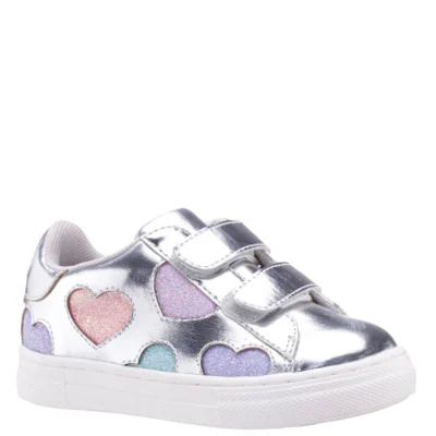 Nina Toddler's Esti glitter sneaker with cushioned footbed and hook-and-loop strap closure for easy wear and comfort.