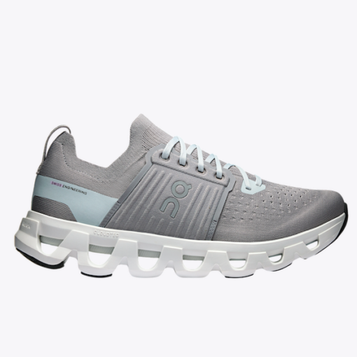 On Men's Cloudswift 4 sneaker with breathable mesh upper, CloudTec cushioning, and durable rubber outsole for urban performance.