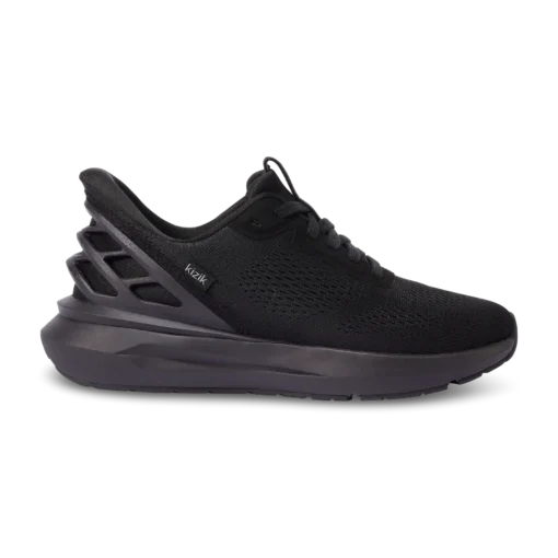 Kizik Men’s Athens 2 sneaker with breathable knit upper, white Rabbit Foam™ outsole, and hands-free slip-on heel design.