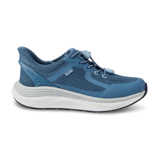 Kizik Women's London slip-on sneaker featuring breathable knit upper, step-in hands-free design, and cushioned support for all-day comfort.
