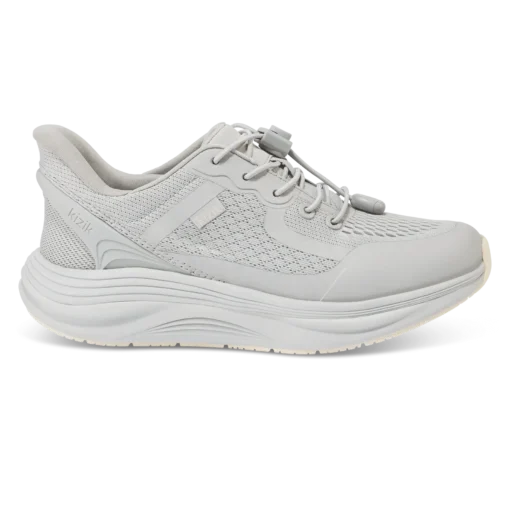 Kizik Women's London slip-on sneaker featuring breathable knit upper, step-in hands-free design, and cushioned support for all-day comfort.