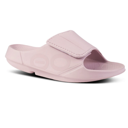 Oofos Women's OOahh Sport Flex Sandal with adjustable strap, cushioned OOfoam™ technology, and arch support for all-day comfort and recovery.