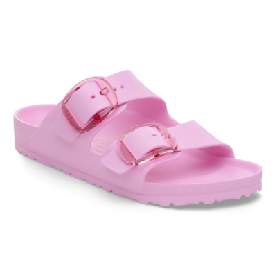 Birkenstock Women's Arizona Big Buckle EVA Sandal featuring two adjustable straps with oversized buckles, anatomically shaped EVA footbed, and a sleek, water-friendly design.