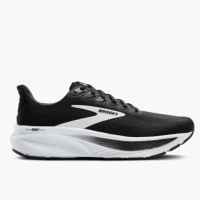Brooks, Men's Running Shoes, Ghost 17, DNA LOFT v3, Neutral Running Shoes, Cushioned Running Shoes, Daily Trainer, Breathable Mesh Upper, High-Abrasion Rubber Outsole, 10mm Drop