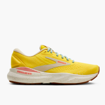 Brooks Women's Adrenaline GTS 24 running shoe with GuideRails® support, DNA LOFT v2 cushioning, and an engineered mesh upper for a secure and breathable fit.