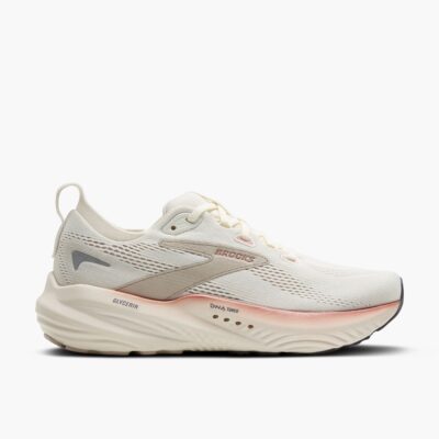 Brooks Men's Glycerin 22 running shoe with a breathable jacquard mesh upper, nitrogen-infused DNA LOFT v3 cushioning, and a durable outsole for smooth transitions.