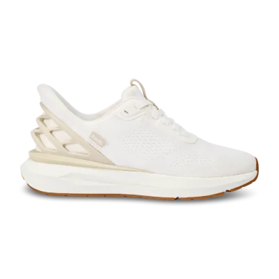 Kizik Men’s Athens 2 sneaker with breathable knit upper, white Rabbit Foam™ outsole, and hands-free slip-on heel design.