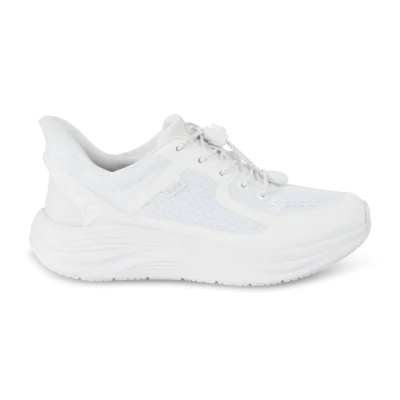 Kizik Women's London slip-on sneaker featuring breathable knit upper, step-in hands-free design, and cushioned support for all-day comfort.