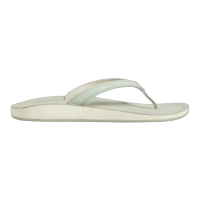 Olukai Women's Southshore Sandal showcasing a sleek design with waterproof leather straps, cushioned footbed, and non-slip Wet Grip Rubber® outsole for enhanced traction.