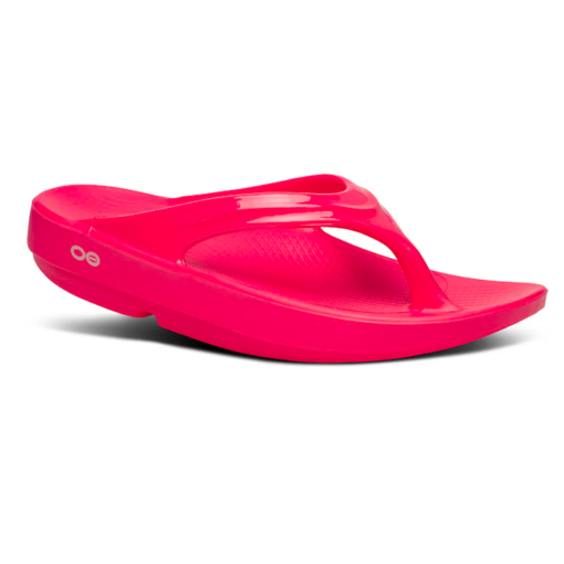 OOFOS Women's OOlala Sandal showcasing a sleek design with OOfoam™ cushioning and anatomically designed footbed for superior comfort and support.