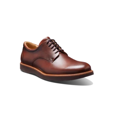 Samuel Hubbard Men's Founder Oxford showcasing premium leather upper, triple-density removable insole, and durable Vibram® sole for enhanced comfort and style.