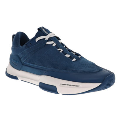 PB5Star Men’s Court2 pickleball shoe featuring dynamic stability outsole, multi-zone breathable knit upper, padded collar, and high-abrasion traction sole.