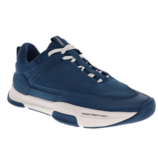 PB5Star Men’s Court2 pickleball shoe featuring dynamic stability outsole, multi-zone breathable knit upper, padded collar, and high-abrasion traction sole.