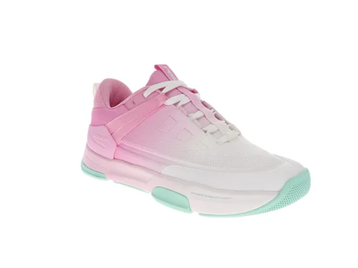 PB5Star Women’s PB5 Court2 pickleball shoe featuring dynamic stability outsole, multi-zone knit upper, padded collar, and high-abrasion rubber tread.