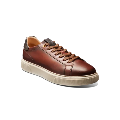 Samuel Hubbard Men's Sunset Sneaker 2.0 - Leather sneakers designed for comfort with removable insoles, arch support, and a shock-absorbing flexible outsole.